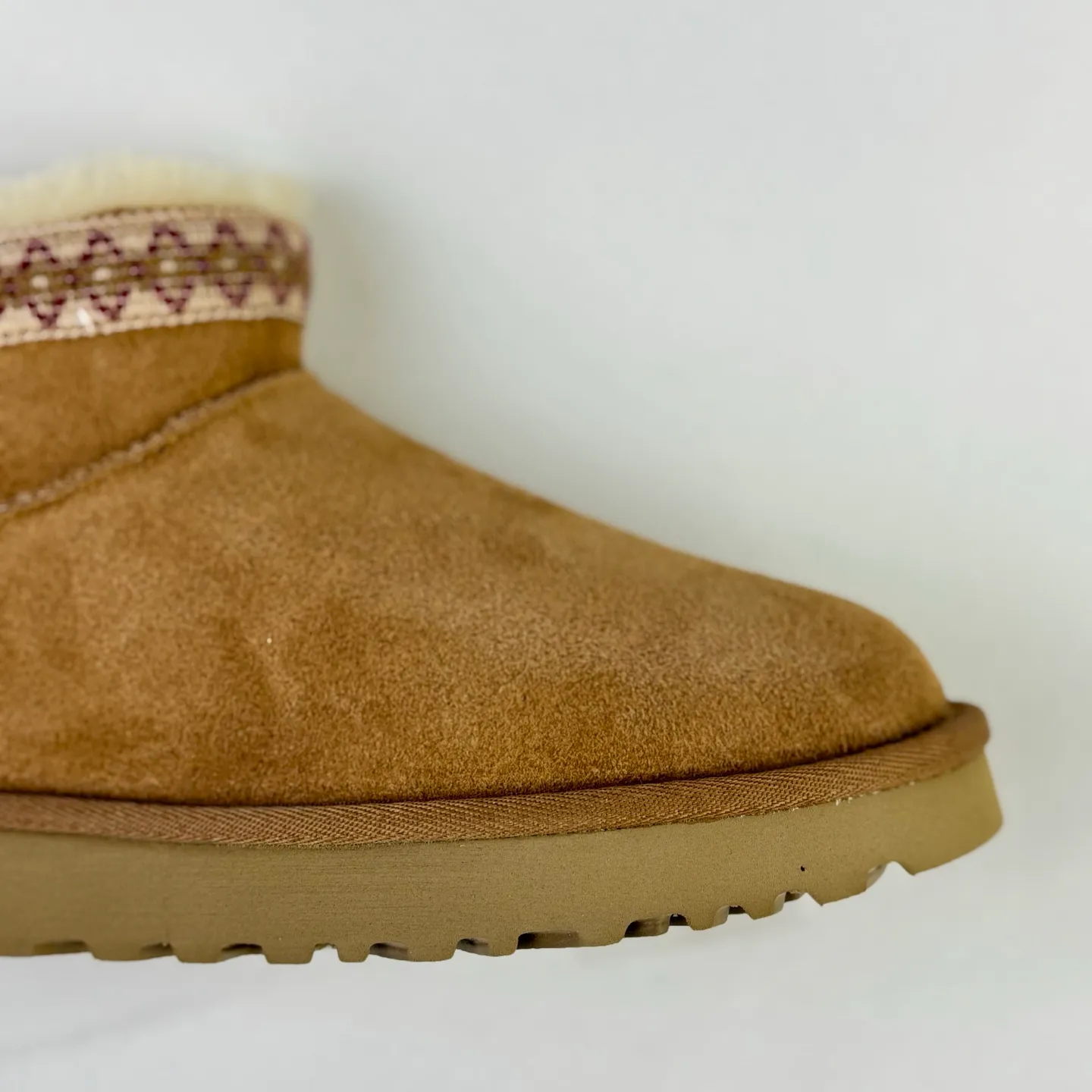 Local 💰560 Guangzhou top version ❗UGG Classic Novelty cow split leather fashionable round toe snow boots women’s style arrived